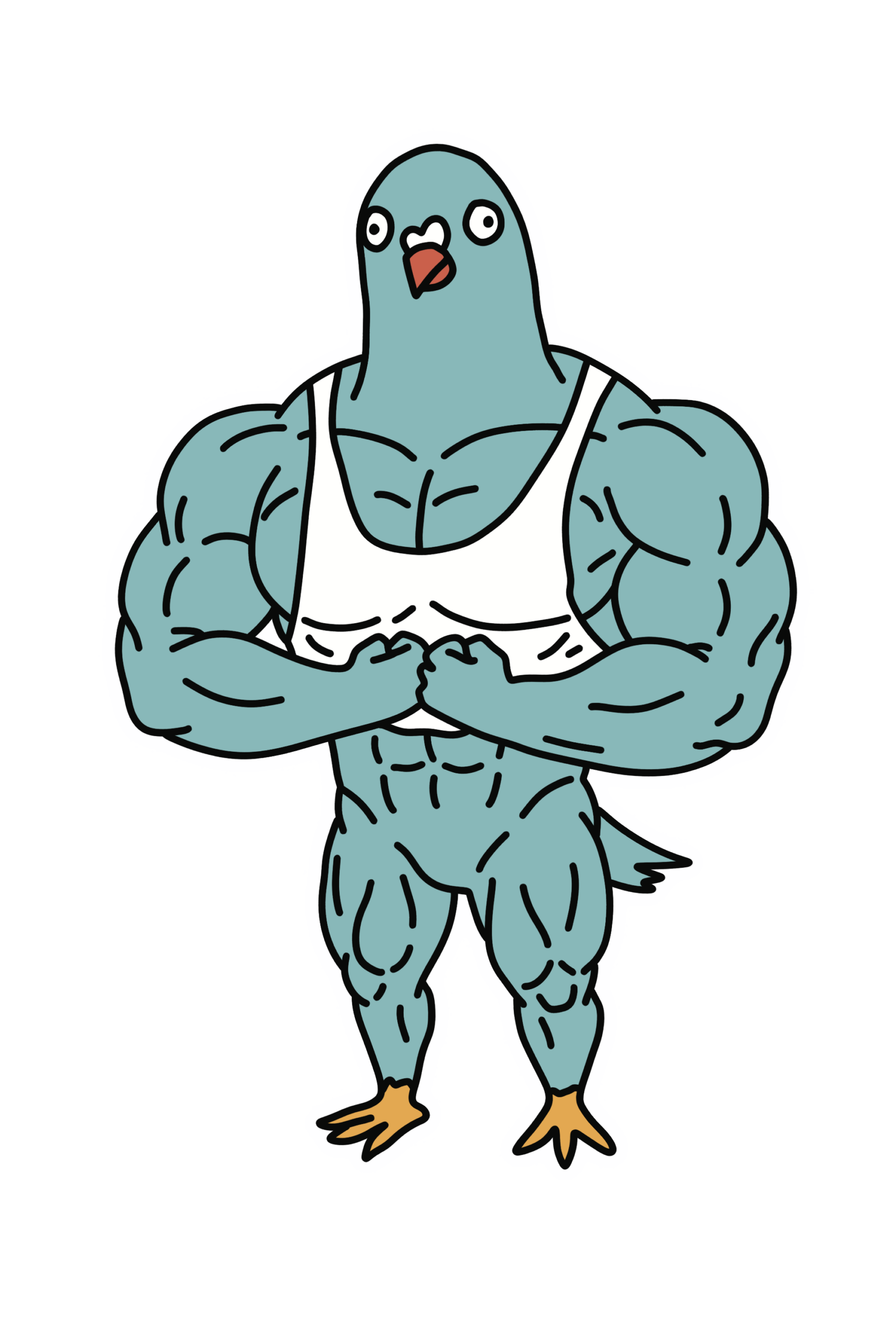 Download a hilarious free buff pigeon sticker by semuelis. This funny gym bird doodle is a transparent png ready for your workout planner. Download a hilarious free buff pigeon sticker by semuelis. This funny gym bird doodle is a transparent png ready for your workout planner.