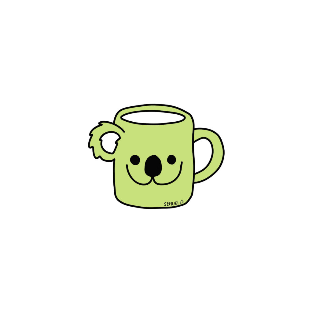 Koala mug doodle created by semuelis