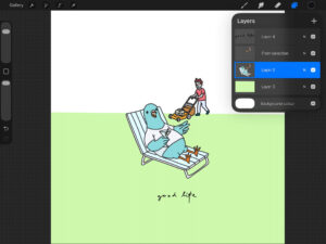 Funny pigeon relaxing illustration - free png