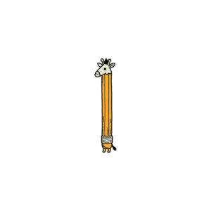 Giraffe pencil doodle created by semuelis