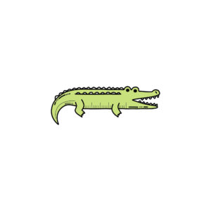 Crocodile-ruler doodle created by semuelis