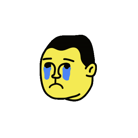 yellow men cry, crying, sad, tears, sobbing, depressed, upset, unhappy, emotional, face, emoji, semuelis