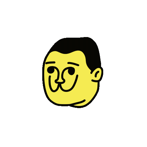 yellow men smile, smirk, cute, uwu, owo, cat face, cheeky, smug, happy, hehe, sneaky, face, emoji gif semuelis